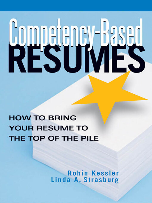 Title details for Competency-Based Resumes by Robin Kessler - Wait list